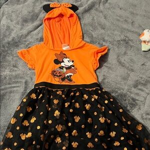 Minnie Mouse Halloween Tutu Dress with Hoodie